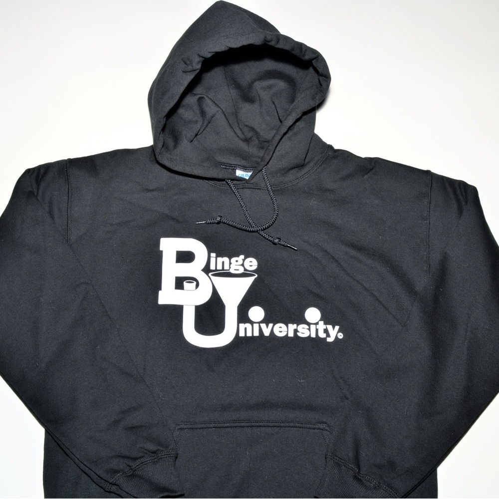 NEW!!  BINGE UNIVERSITY HOODIES